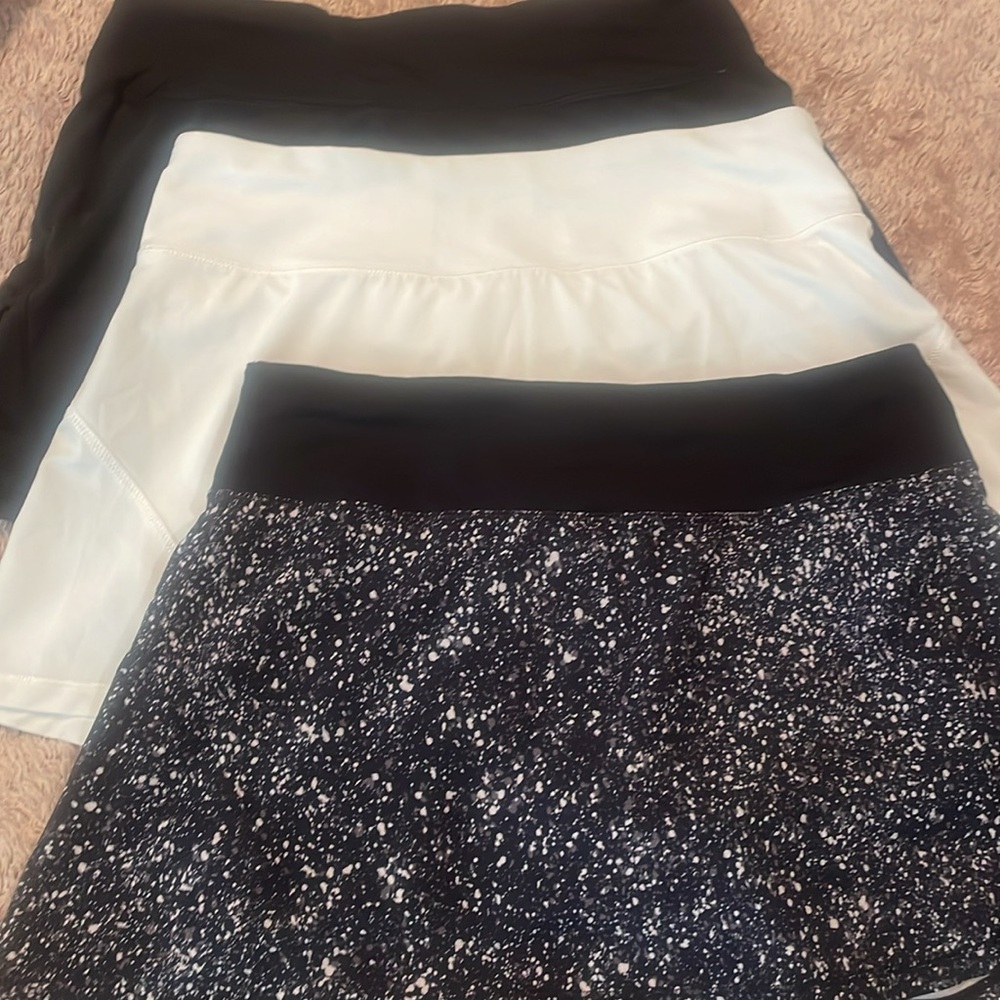 LULULEMON EUC ruffled skirt bundle of 3 - all size 4 - Picture 2 of 16